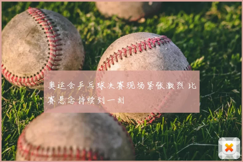 奥运会乒乓球决赛现场紧张激烈 比赛悬念持续到一刻