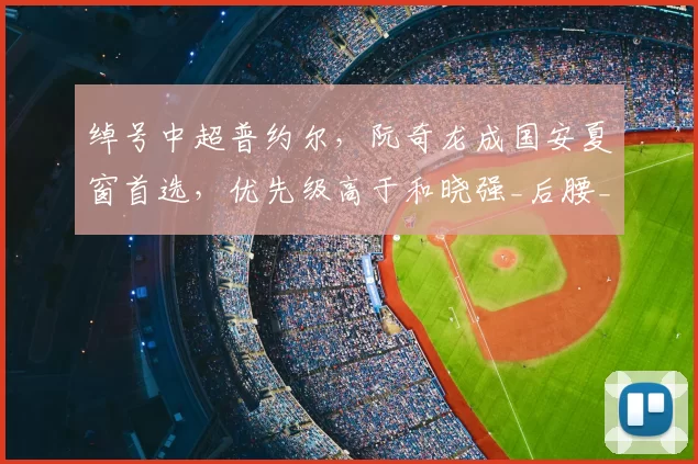 绰号中超普约尔，阮奇龙成国安夏窗首选，优先级高于和晓强_后腰_中卫_位置
